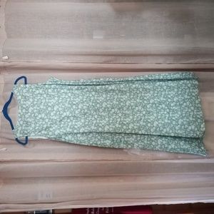 Green and white dress, size XL, no other tags
